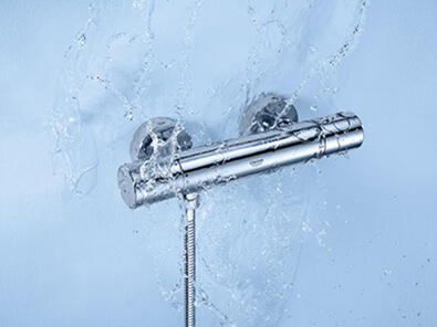 Showers and thermostats