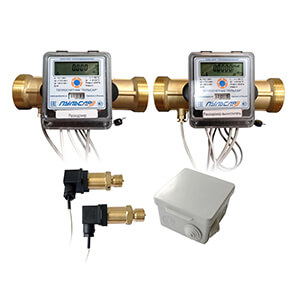 General house heat meter Du15 M-Bus + 2 imp. inlet, qp=0.6 m3/h, 2 pressure sensors, 150°C Code: H00010204