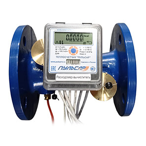 General building heat meter Du65 RS-485 + 3 imp. inlet, qp=25 m3/h, 2 pressure sensors, straight, 105°C Code: H00006215