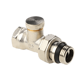 Radiator valve, direct adjustment with self-sealing ring MVI 1/2