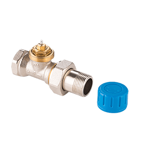 Thermostatic direct valve MVI with presetting 3/4