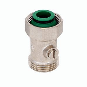 Bottom connection valve, straight, with ball valve MVI 3/4