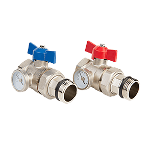 Ball valves with thermometer (MC.312.06)