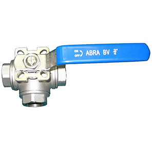 Ball valve 3-way L-shaped ABRA-BV15
