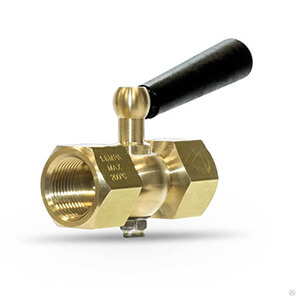 Crane for pressure gauge 3-way ABRA KM VFM16 brass