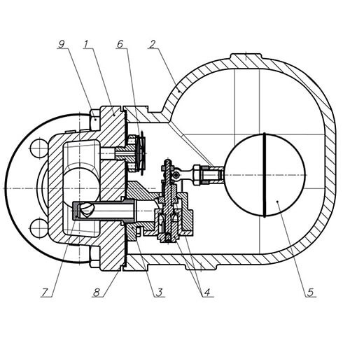 Поплавковые конденсатоотводчики АСТА ПМ221 и ПМ223 DN40