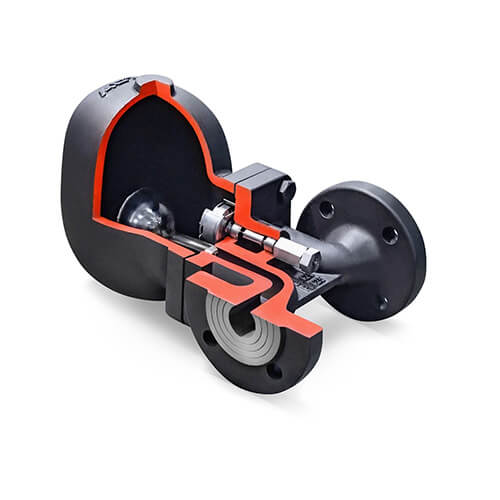 Поплавковые конденсатоотводчики АСТА ПМ521 и ПМ523 DN15–25 с клапаном защиты от паровых пробок