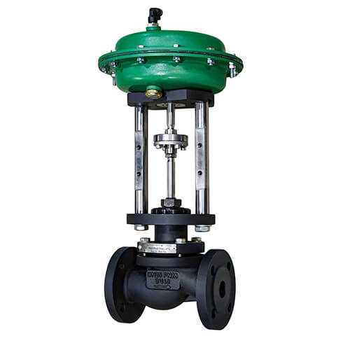 2-х ходовые регулирующие клапаны с электро- и пневмоприводами из углеродистой стали АСТА серии Р133