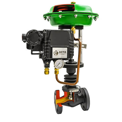 2-х ходовые высокотемпературные регулирующие клапаны АСТА серии Р533 из углеродистой стали