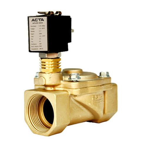 Клапаны соленоидные на пар с охлаждающим оребрением АСТА серии ЭСК 275-276 прямого действия