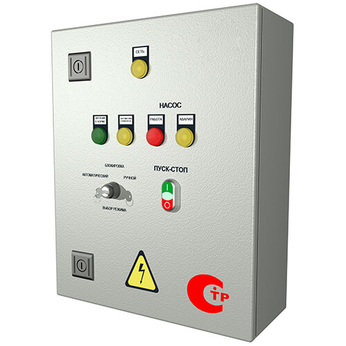 Компоненты прибора управления пожарного насоса